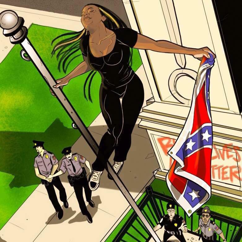 SC Votes to Take the Confederate Flag Down, But Will They Drop Bree Newsome’s Charges?